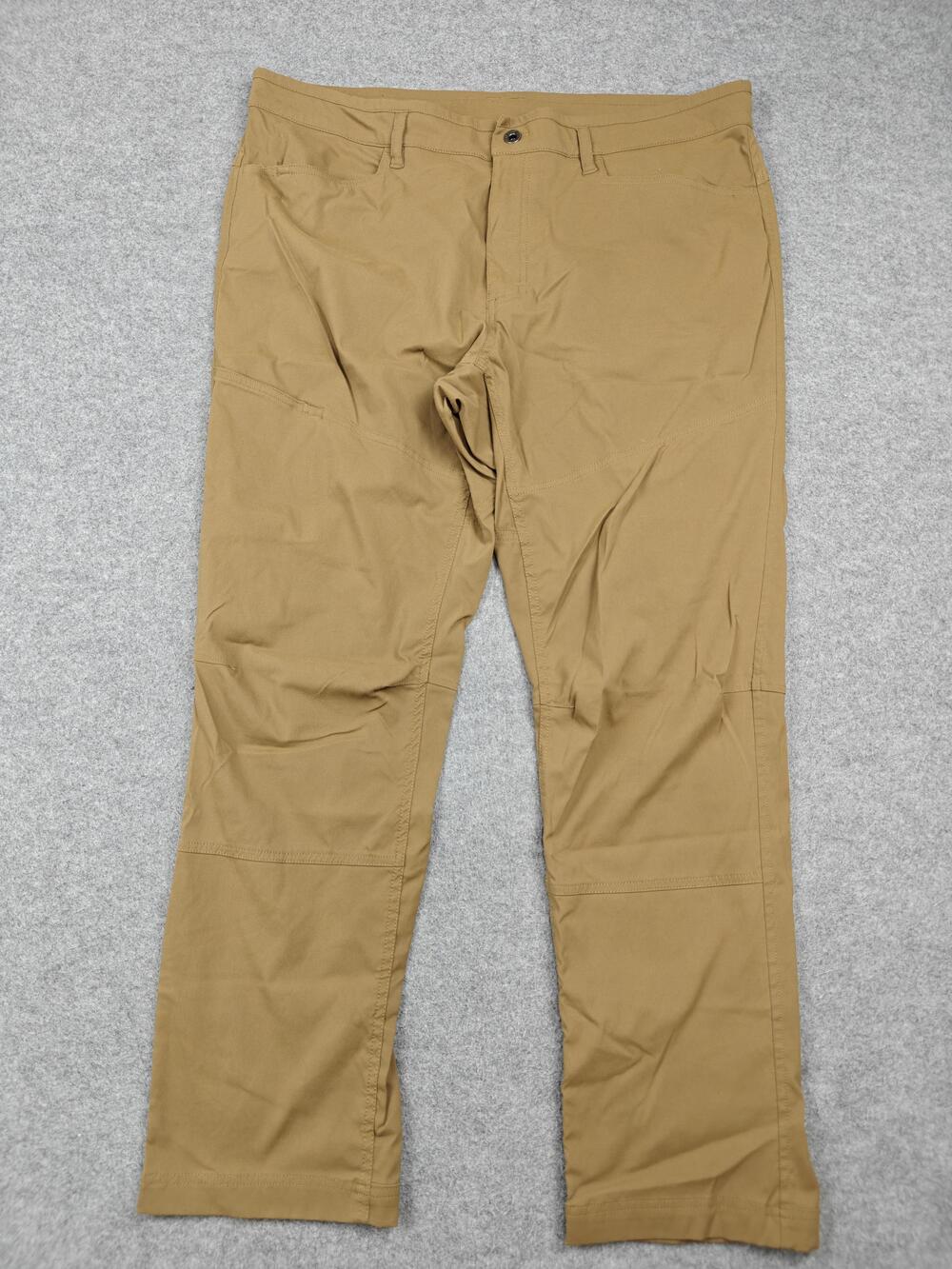 Mountain Hardwear Pants Mens 40x32 Brown Khaki Slim Microfiber Stretch Travel